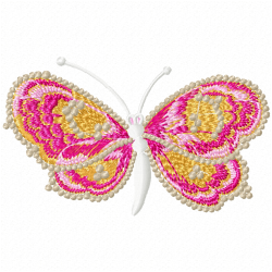 Butterfly Embroidery Design 1